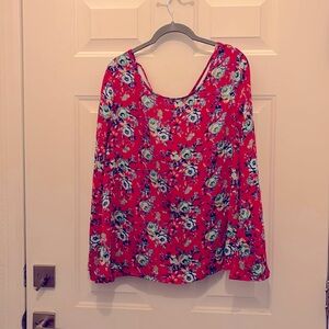 wishful park floral blouse